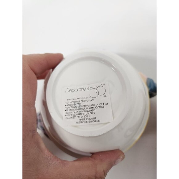 VTG Department 56 Three Men in a Tub Nesting Teapot and Cup Set Ceramic Kitsch - Picture 11 of 15